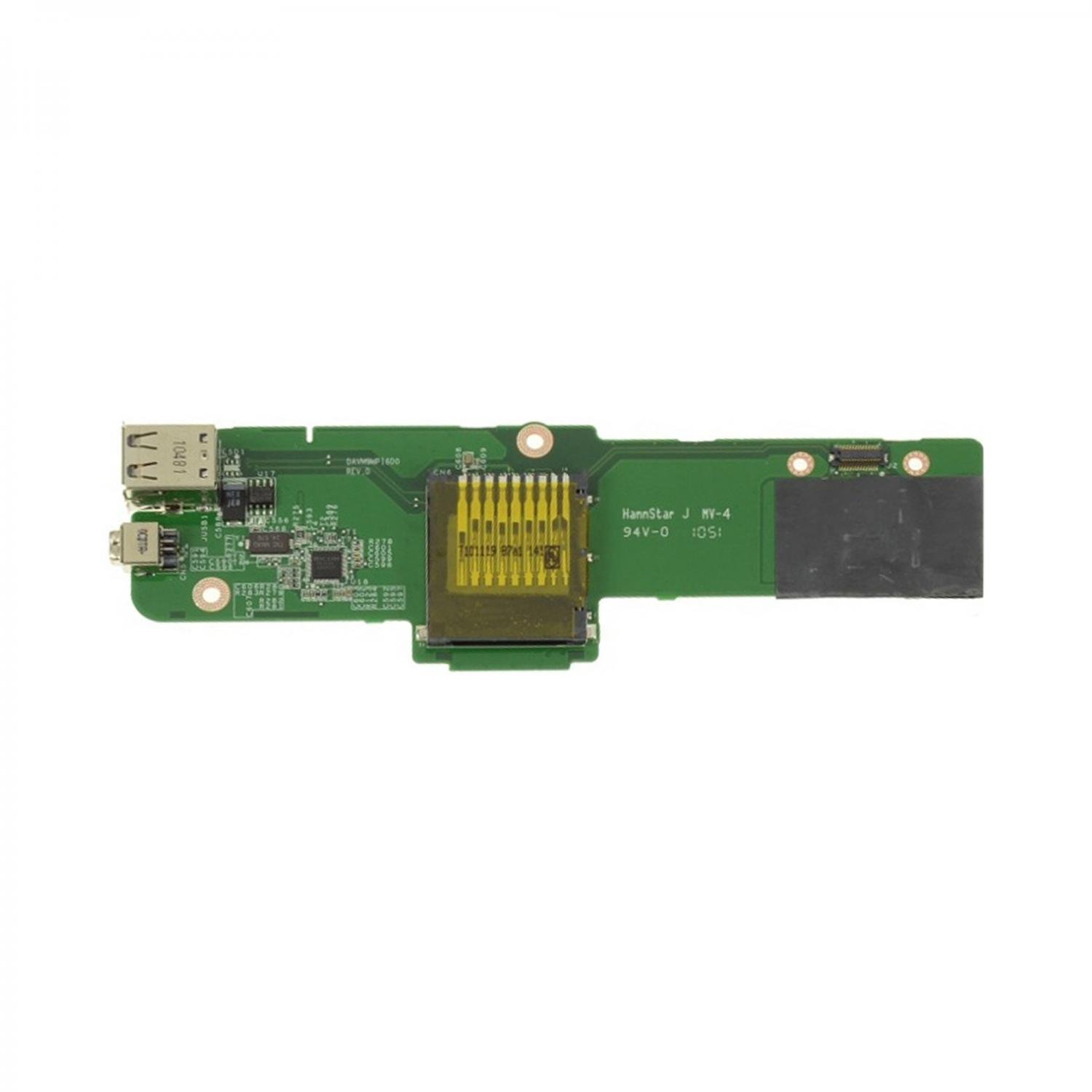 Dell Vostro 1015 OEM IO Daughter Circuit Board with USB / SD Card Reader / Firewire P/N MR7GX, 0MR7GX
