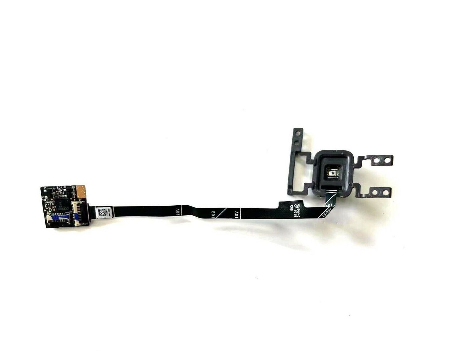 Dell Inspiron 7590 7591 5594 OEM Fingerprint Reader Power Button Board with Cable P/N F3XW3, 0F3XW3