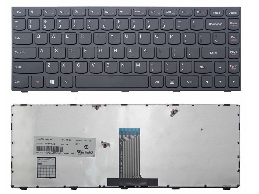 Lenovo Ideapad G40-30 G40-45 G40-75 G40-70 OEM Laptop Internal Keyboard P/N MBD292-003
